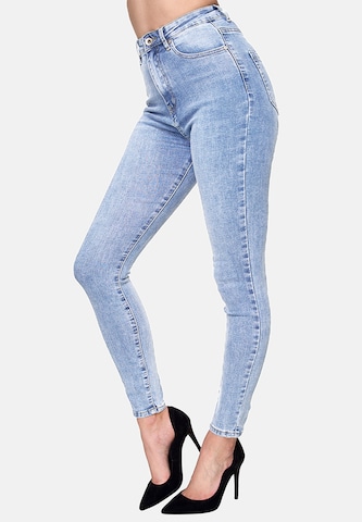 Elara Skinny Jeansy w kolorze niebieski