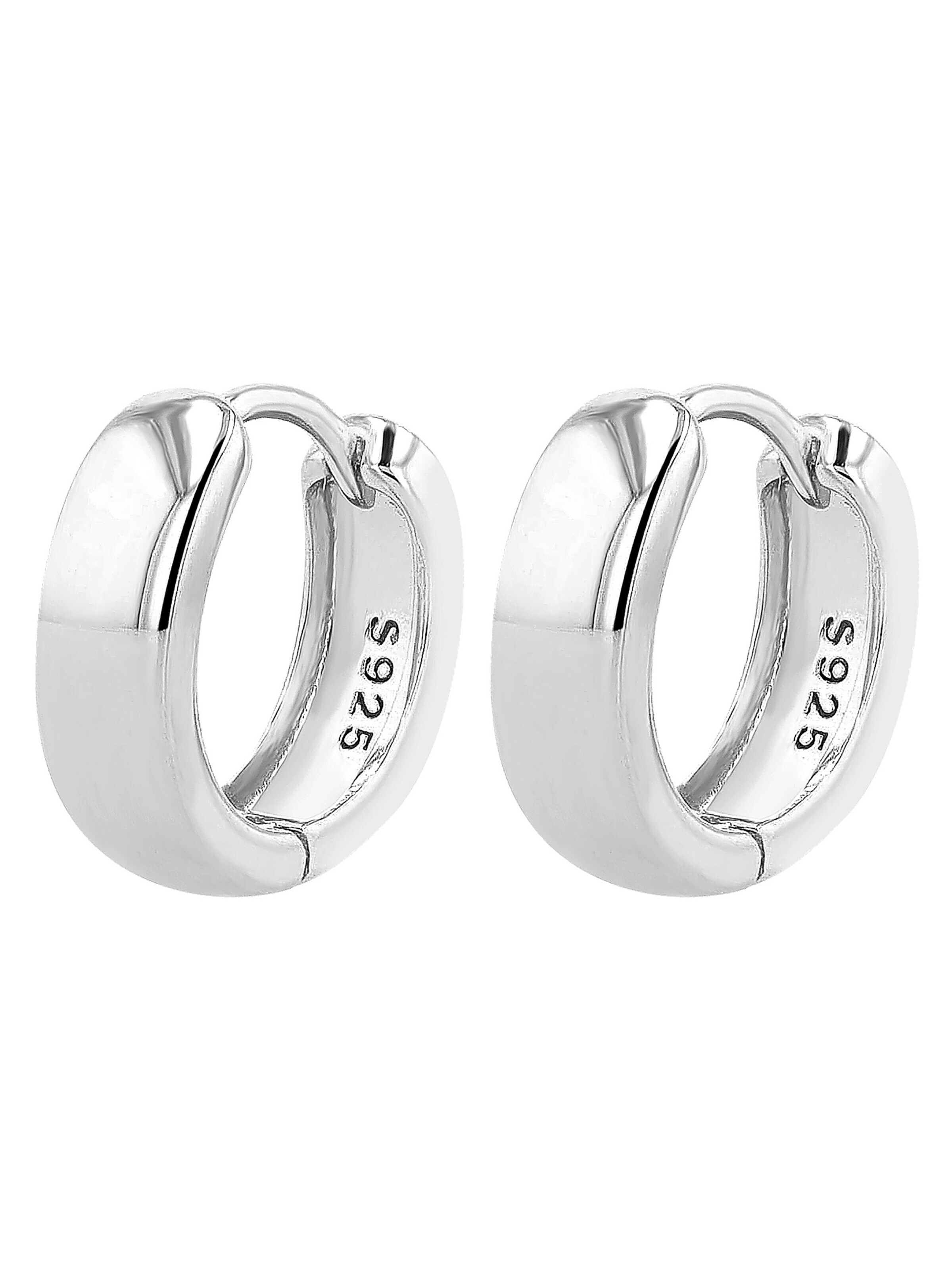 Akzent Earrings '"Maithe" aus 925 Sterlingsilber, rhodiniert, langlebig' in Silver