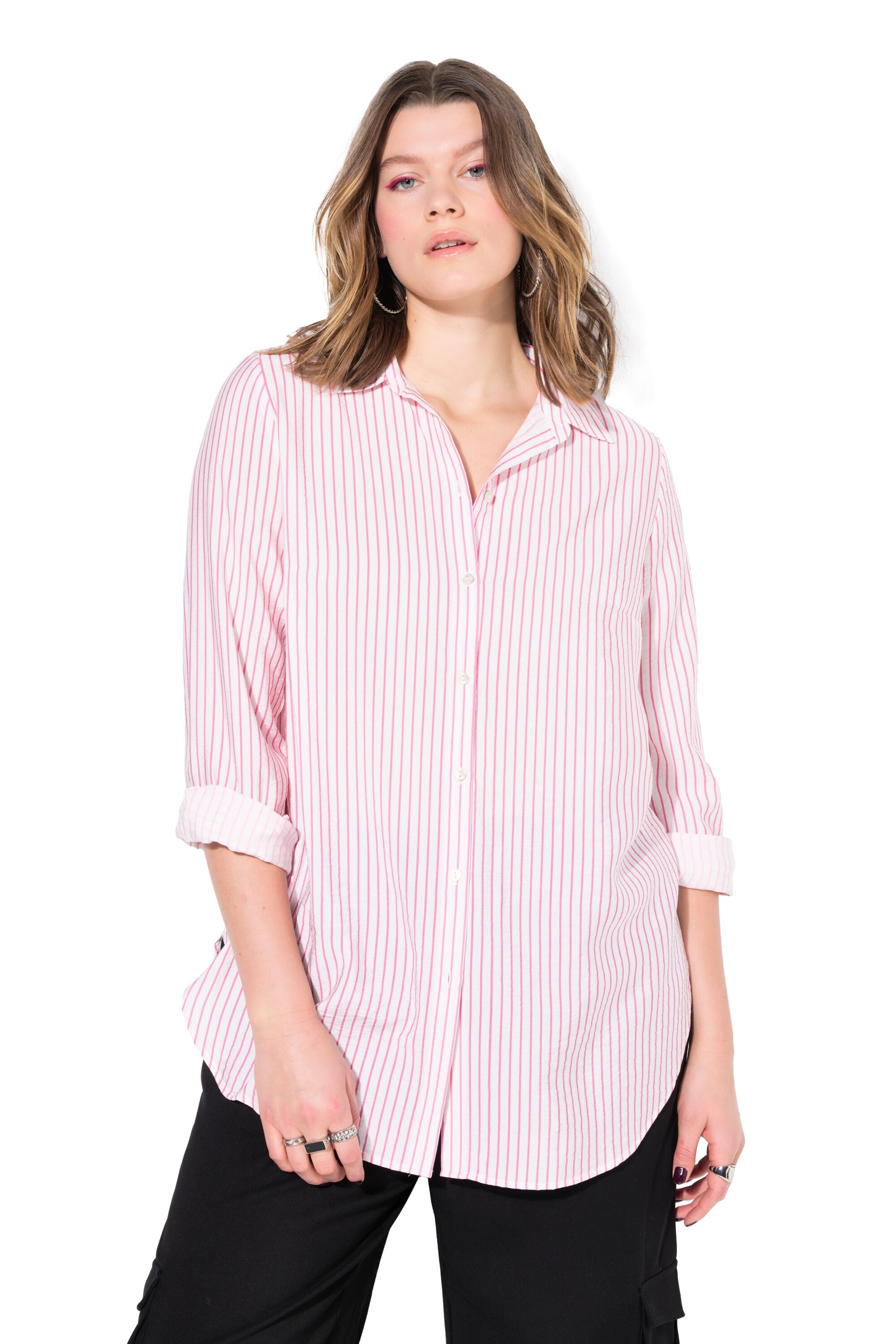 Studio Untold Blouse in Pink: front