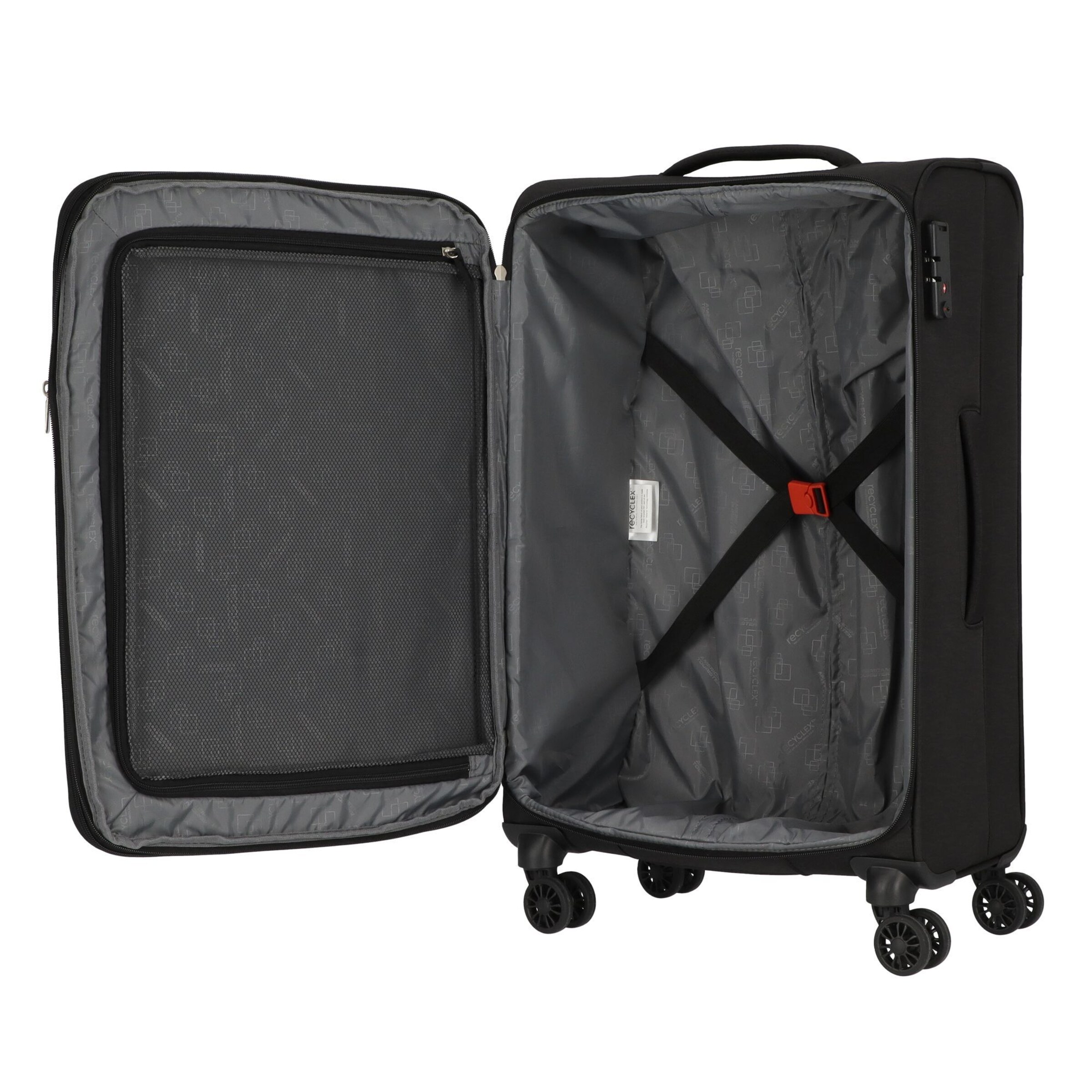 American Tourister Kofferset 'Street Roll' in Schwarz
