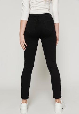 Hailys Slimfit Jeans 'Pa44lina' in Zwart