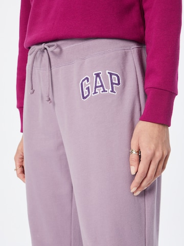 GAP Zúžený Kalhoty – fialová
