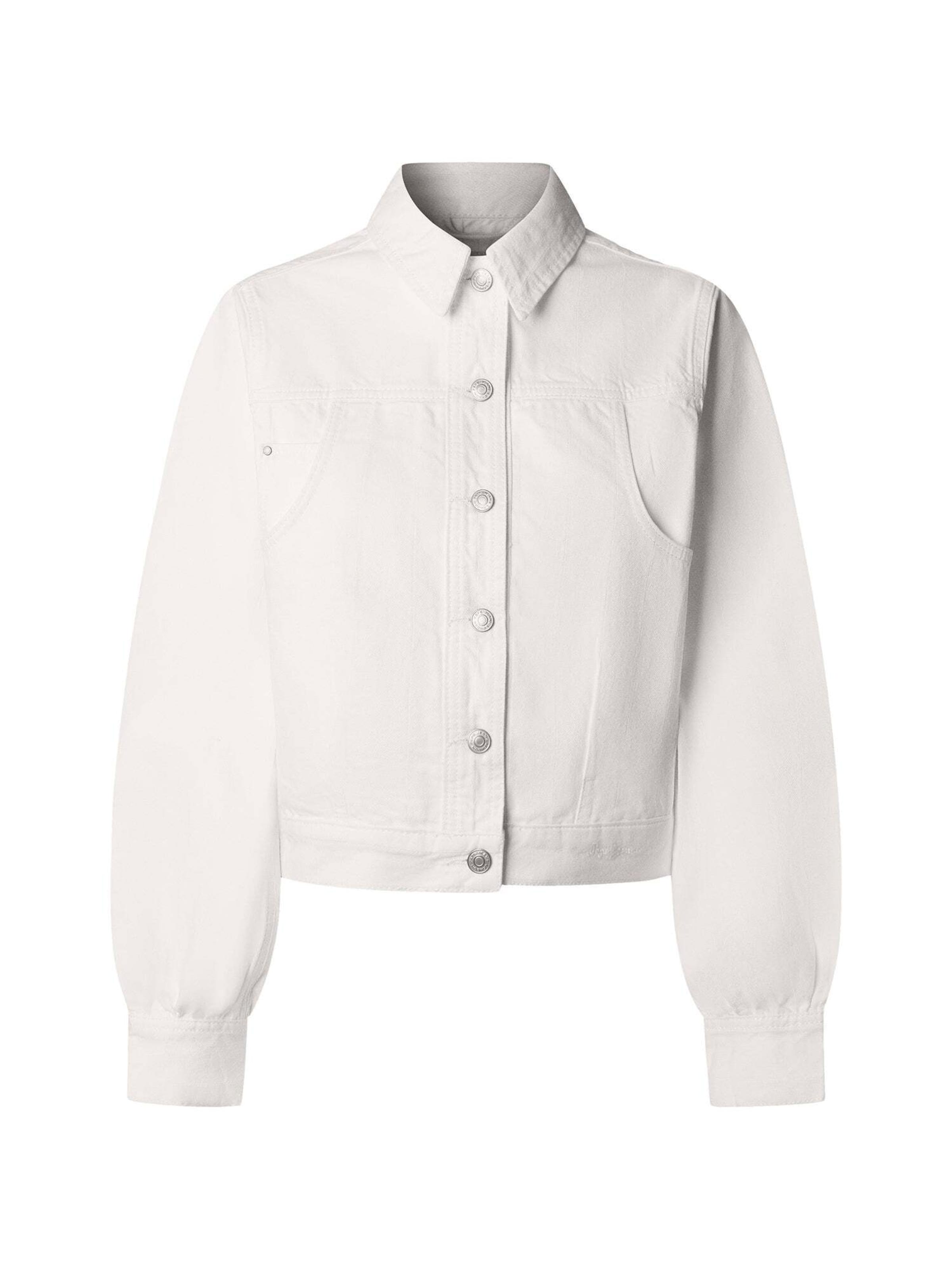Pepe Jeans Between-season jacket 'MADELINE' in White: front