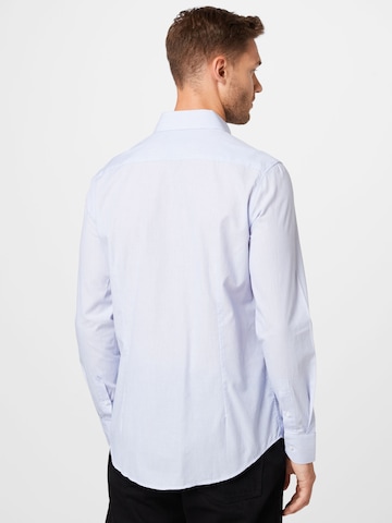 Coupe regular Chemise BURTON MENSWEAR LONDON en bleu