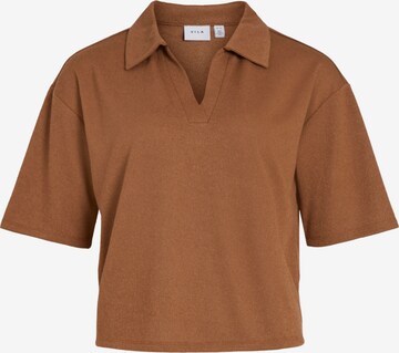 VILA Shirt 'Tracy' in Brown: front