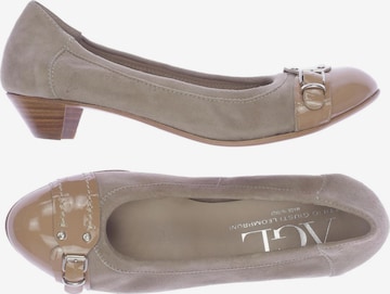 AGL Attilio Giusti Leombruni Flats & Loafers in 39,5 in Beige: front