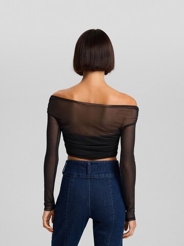 Bershka Shirt in Black