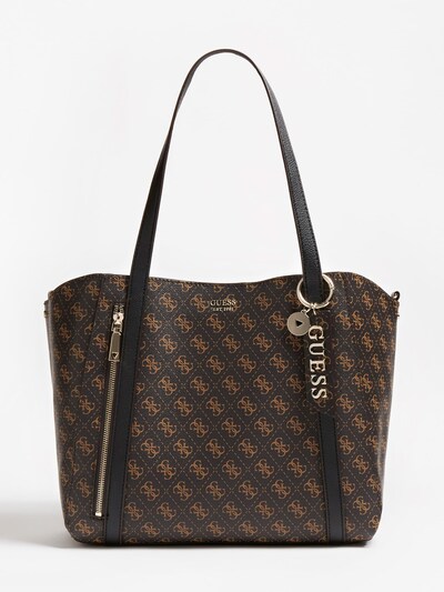 GUESS Shopper 'Naya' i brun / cognac, Produktvisning