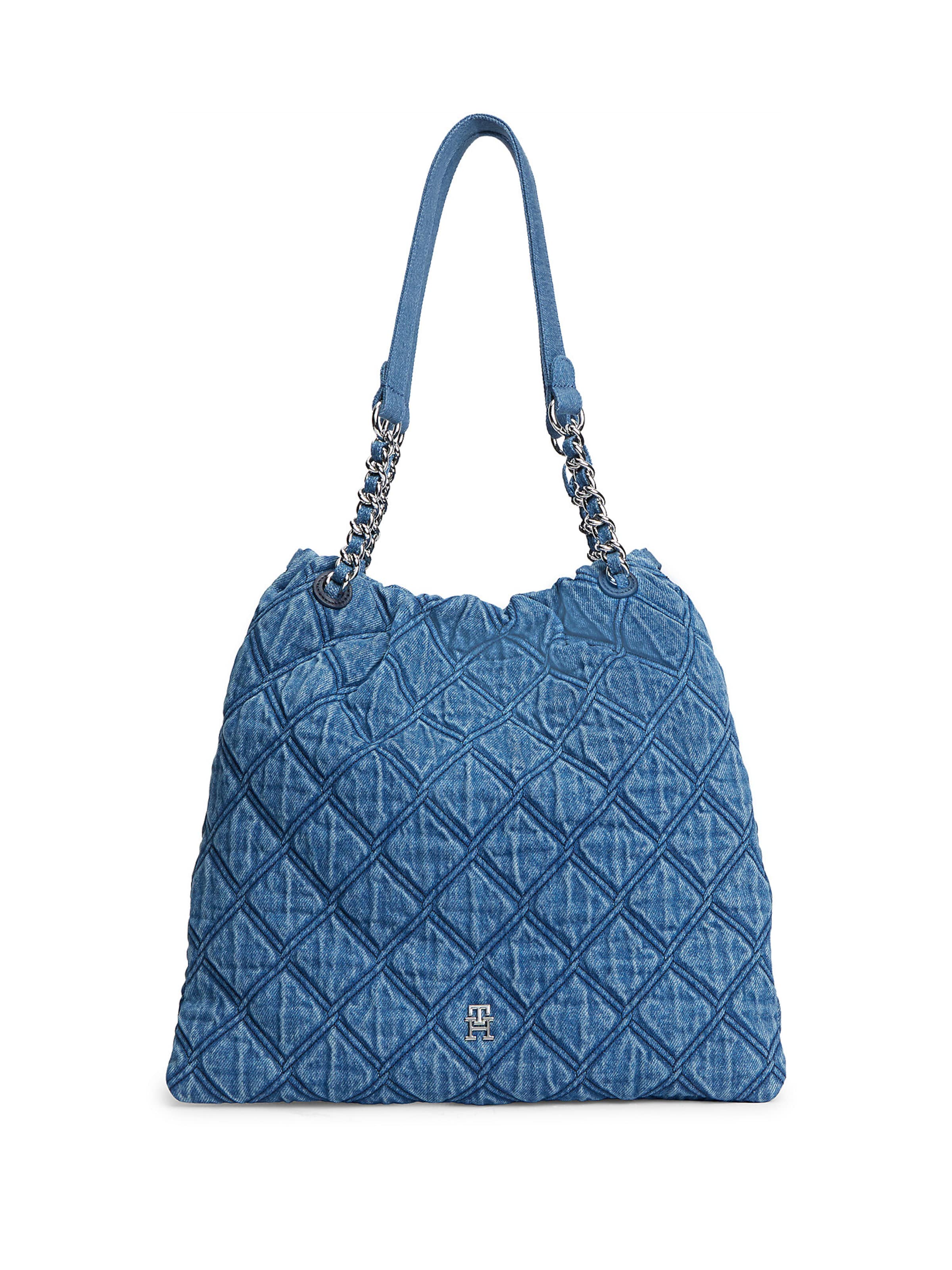 TOMMY HILFIGER Shopper in Blau: Vorderseite