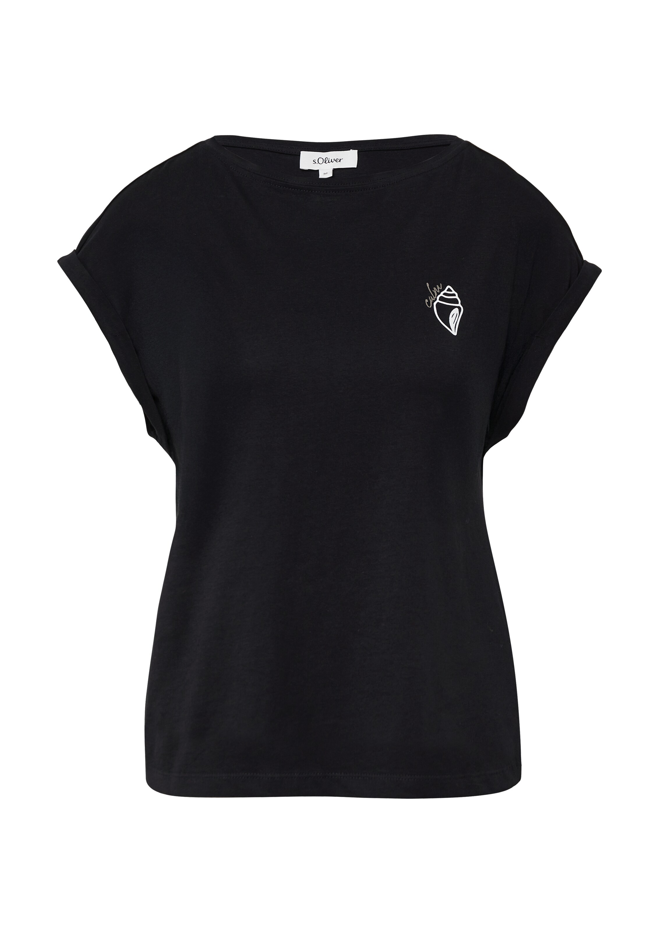 s.Oliver Shirt in Black: front