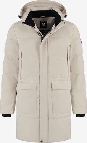 Travelin Winterjas 'Ladan' in Beige: voorkant