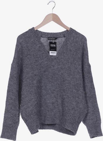 SOAKED IN LUXURY Sweater & Cardigan in XL in Grey: front