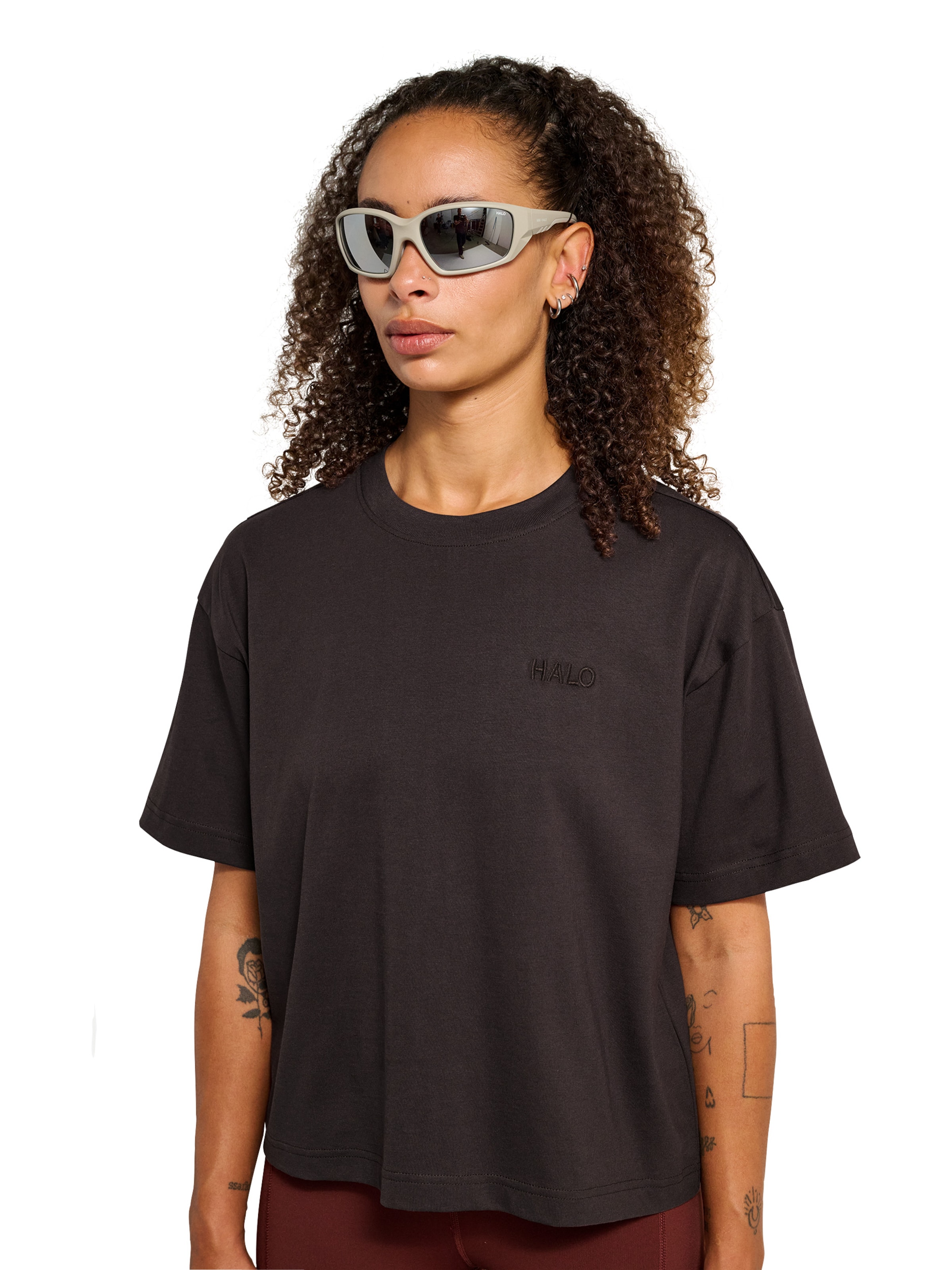 HALO Shirt in Brown: front