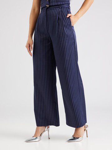Dorothy Perkins Bő szár Élére vasalt nadrágok - kék: elől