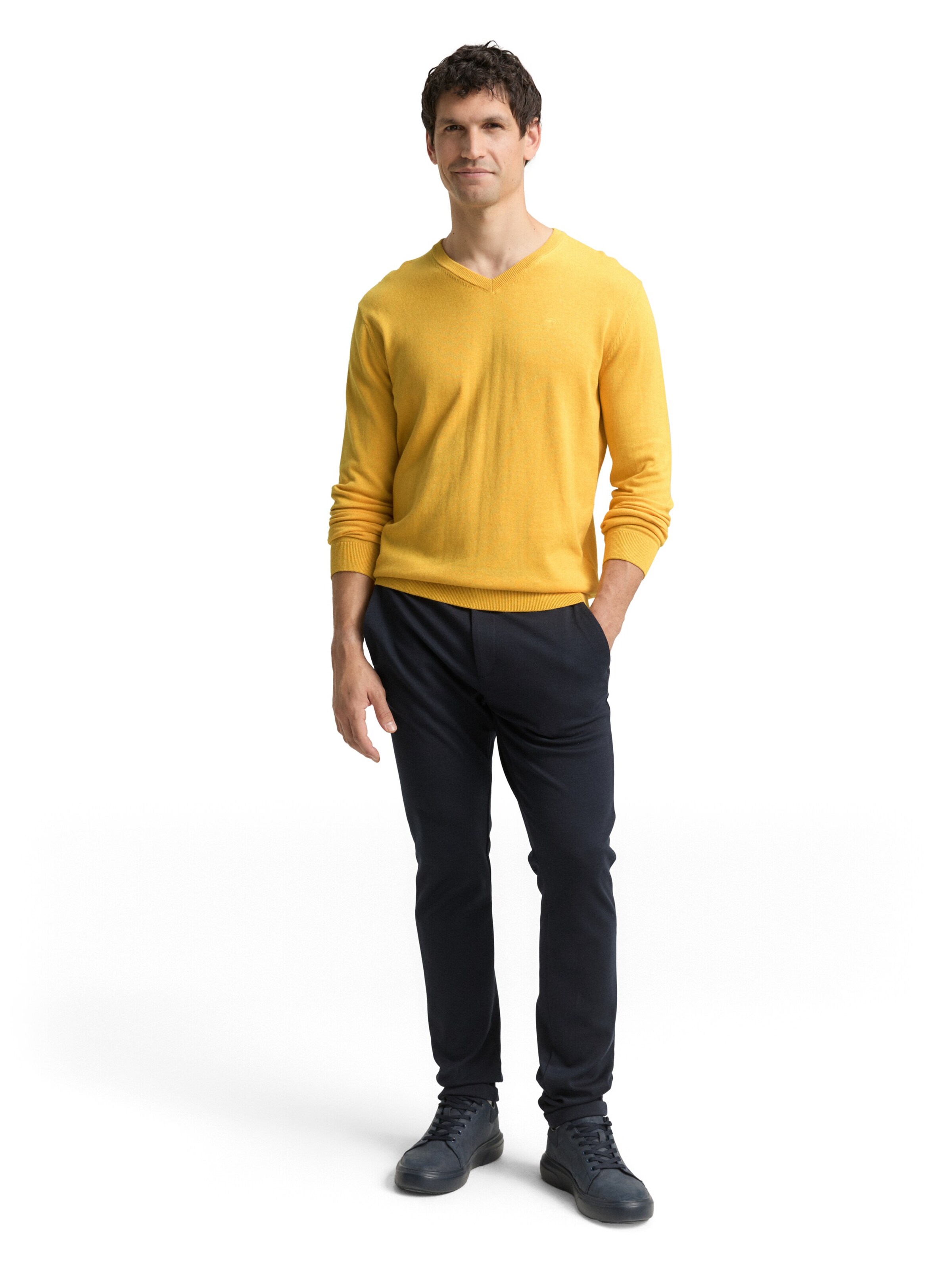 TOM TAILOR Pullover in Gelb