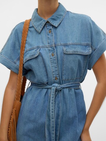 VERO MODA Shirt dress 'VMNotus' in Blue