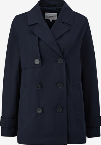 s.Oliver Between-Seasons Coat in Blue: front