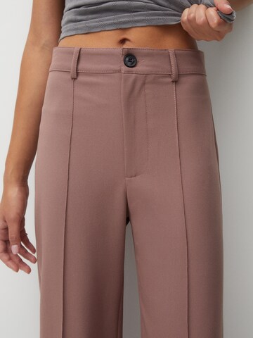 Pull&Bear Wide Leg Bukser med fals i pink