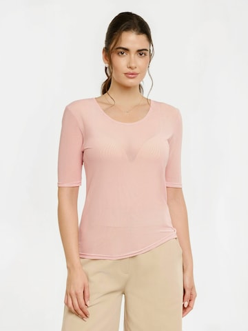 Haut ' MESH ' Liberte Essentiel en rouge : devant