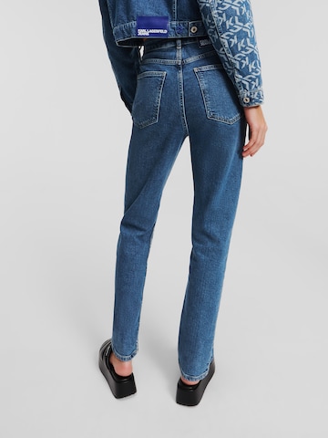 KARL LAGERFELD JEANS Tapered Jeans in Blauw