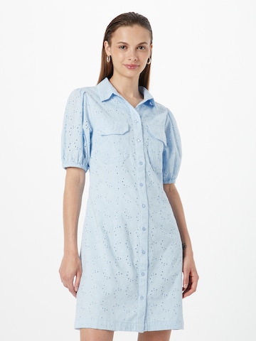 SISTERS POINT Платье-рубашка 'UBA' в Синий: спереди