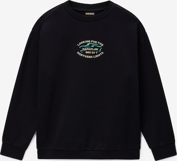 NAPAPIJRI Sweatshirt in Schwarz: Vorderseite