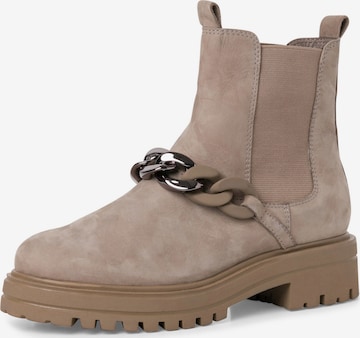 TAMARIS Chelsea Boots in Beige: predná strana