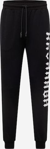 Gianni Kavanagh Tapered Trousers in Black: front