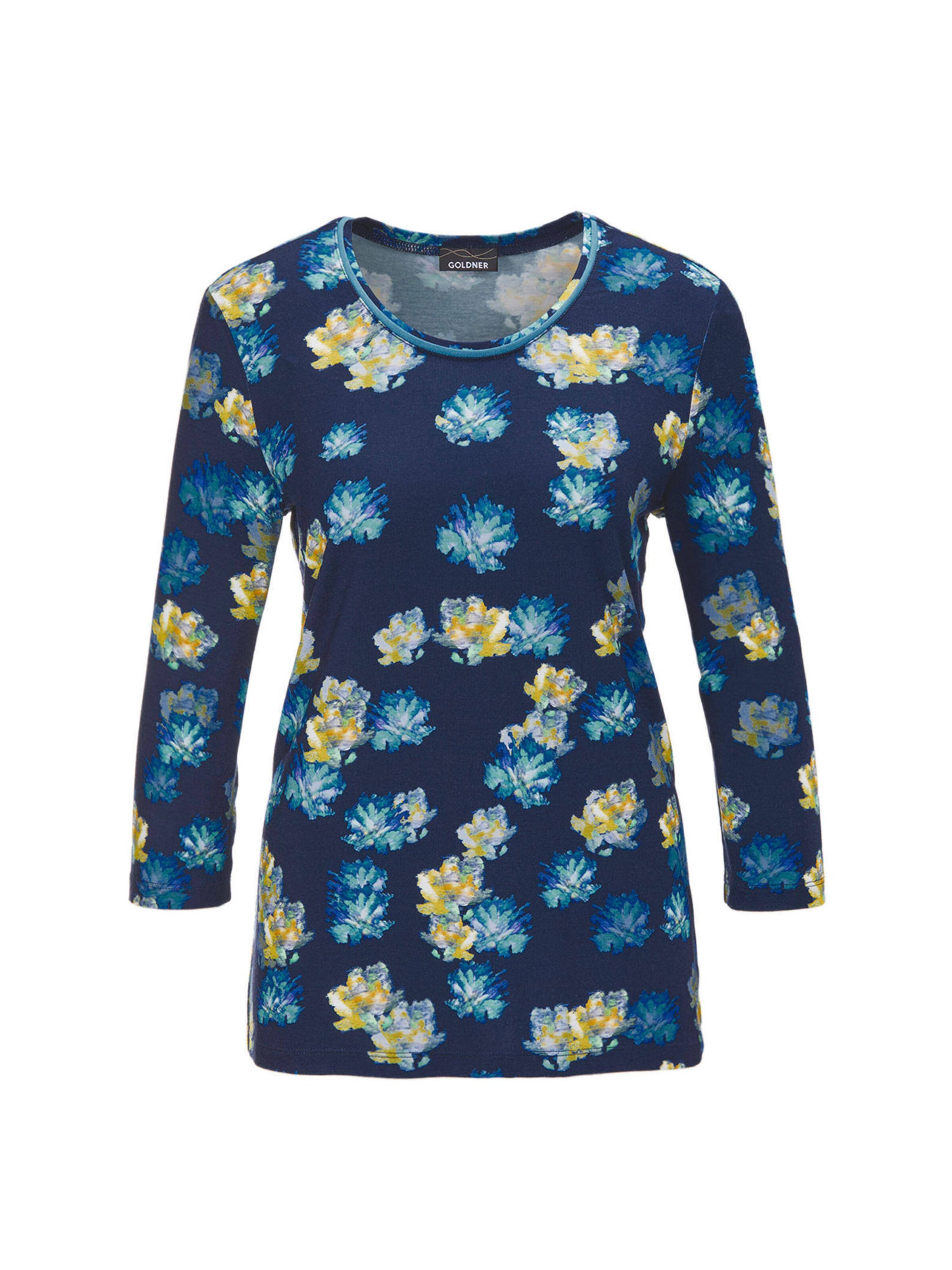 T-shirt Goldner en bleu : devant