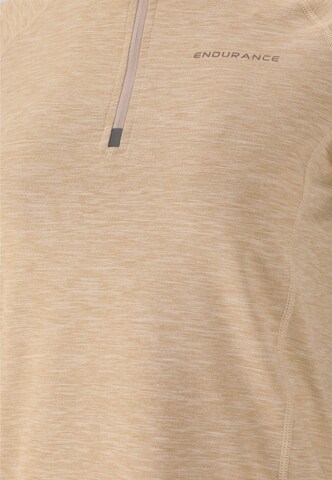 ENDURANCE Performance Shirt 'Canna V2' in Beige