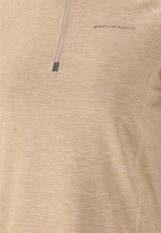 ENDURANCE Functioneel shirt 'Canna V2' in Beige