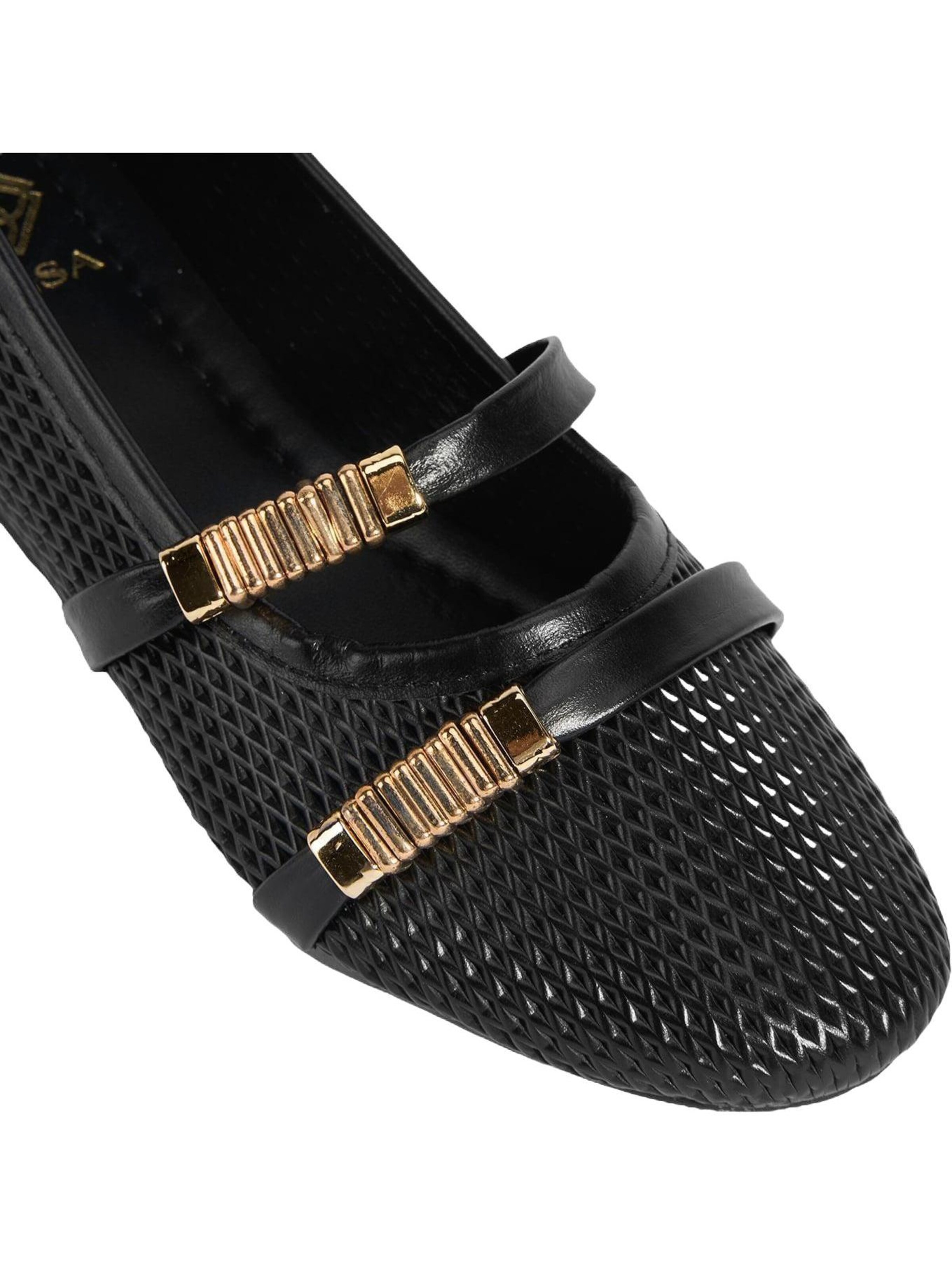 Desa Ballet Flats 'Ballettschuhe' in Black