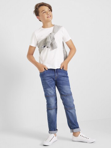 bonprix T-Shirt (3er Pack) in Blau