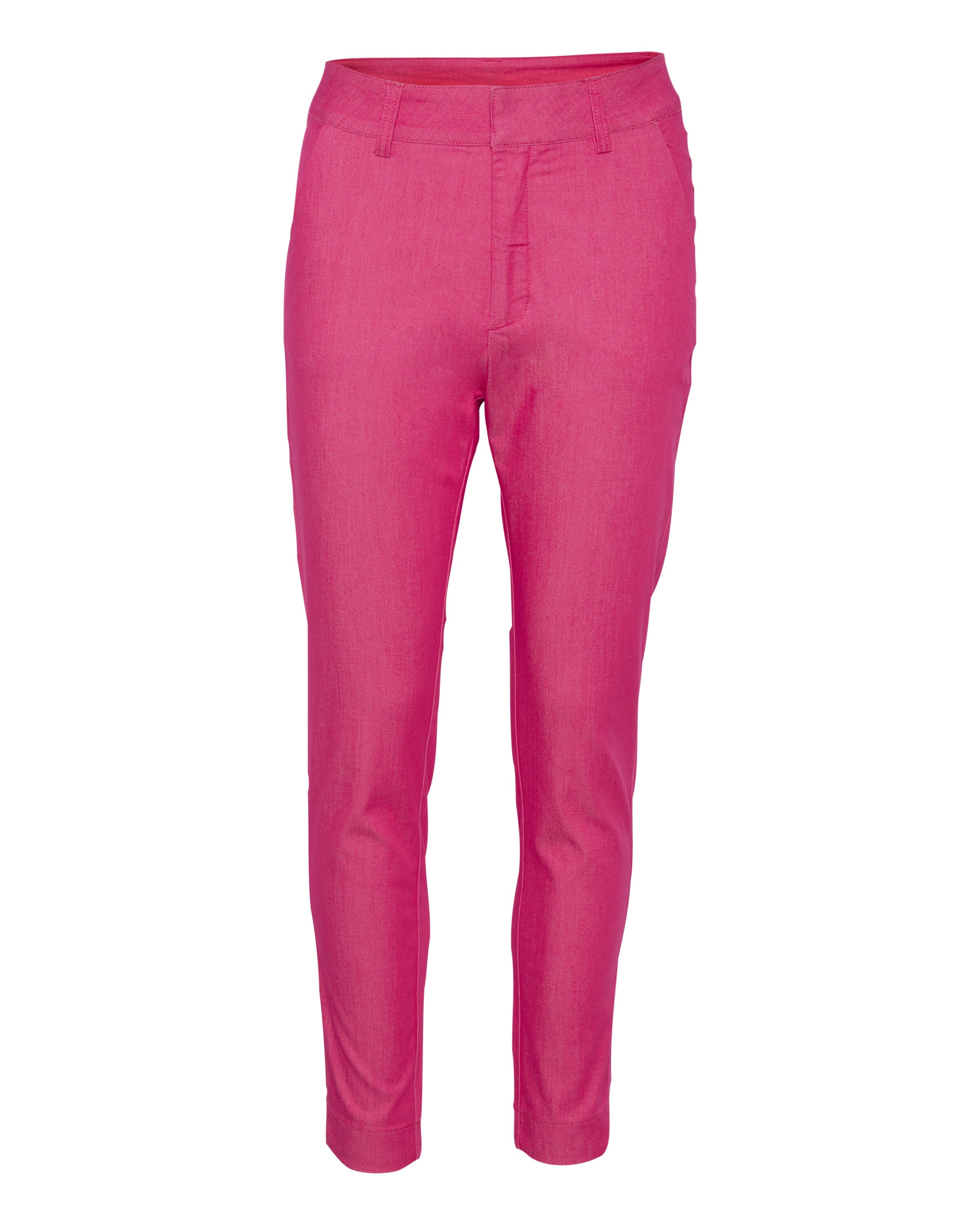 Kaffe Slimfit Hose  'Lea' in Pink: Vorderseite