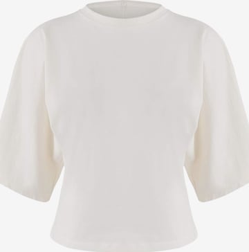 T-shirt Trendyol en blanc : devant
