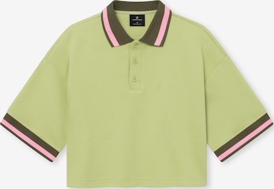 Marškinėliai 'Abbie' iš Johnny Urban, spalva – alyvuogių spalva / šviesiai žalia / rožių spalva, Prekių apžvalga