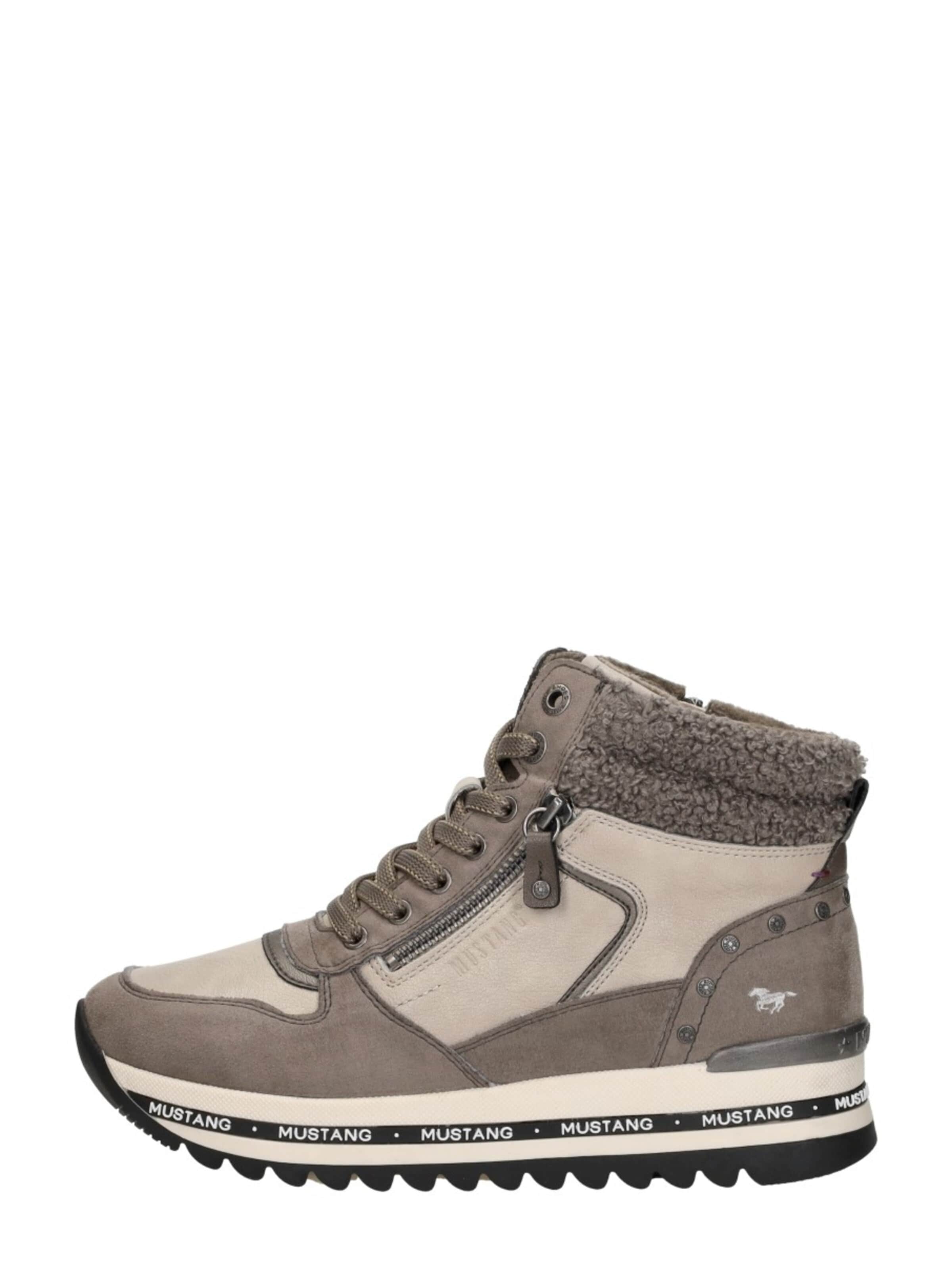 MUSTANG Sneakers laag 'Sneakers Hoog' in Grijs: voorkant