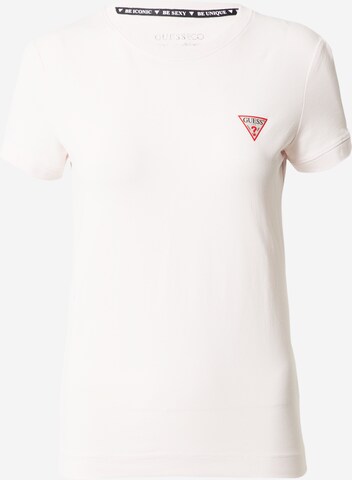 T-shirt GUESS en rose : devant