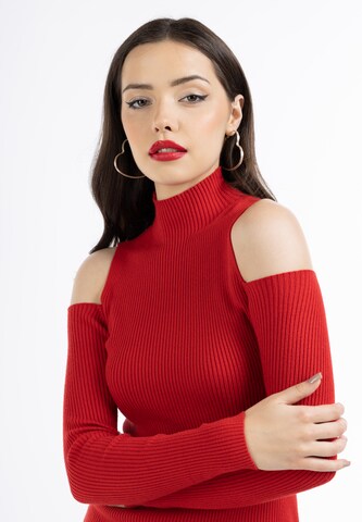 faina Knitted dress 'Tylin' in Red