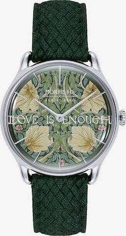 August Berg Analog Watch in Green: front