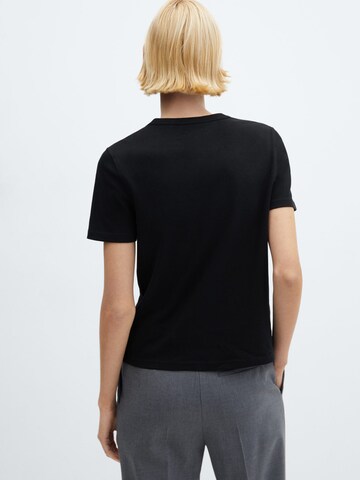 MANGO T-Shirt 'RITA' in Schwarz