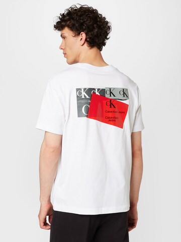 T-Shirt Calvin Klein Jeans en blanc