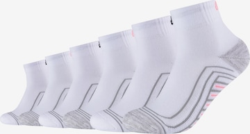 Chaussettes SKECHERS en blanc : devant