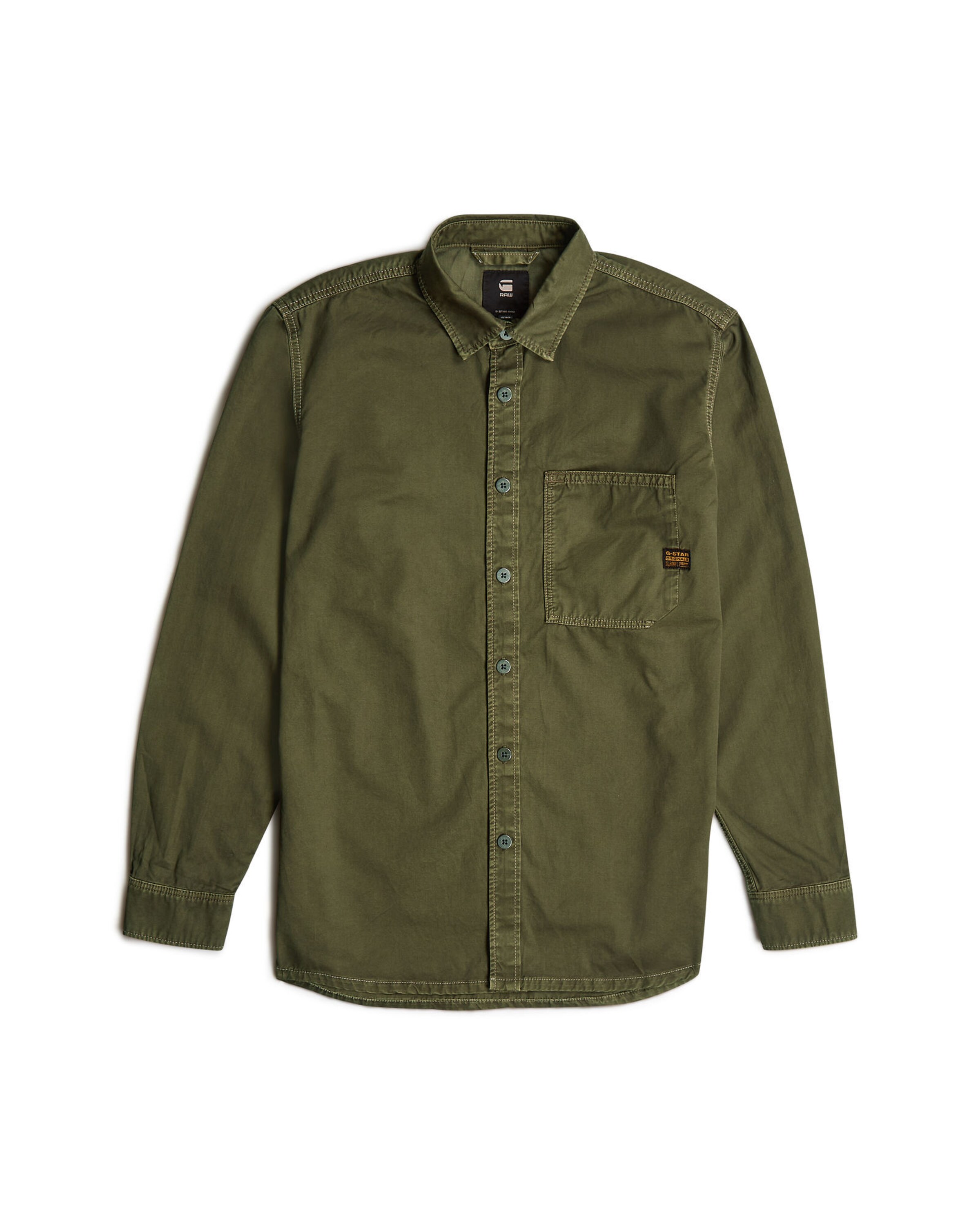 G-STAR Regular Fit Hemd in Grün: Vorderseite