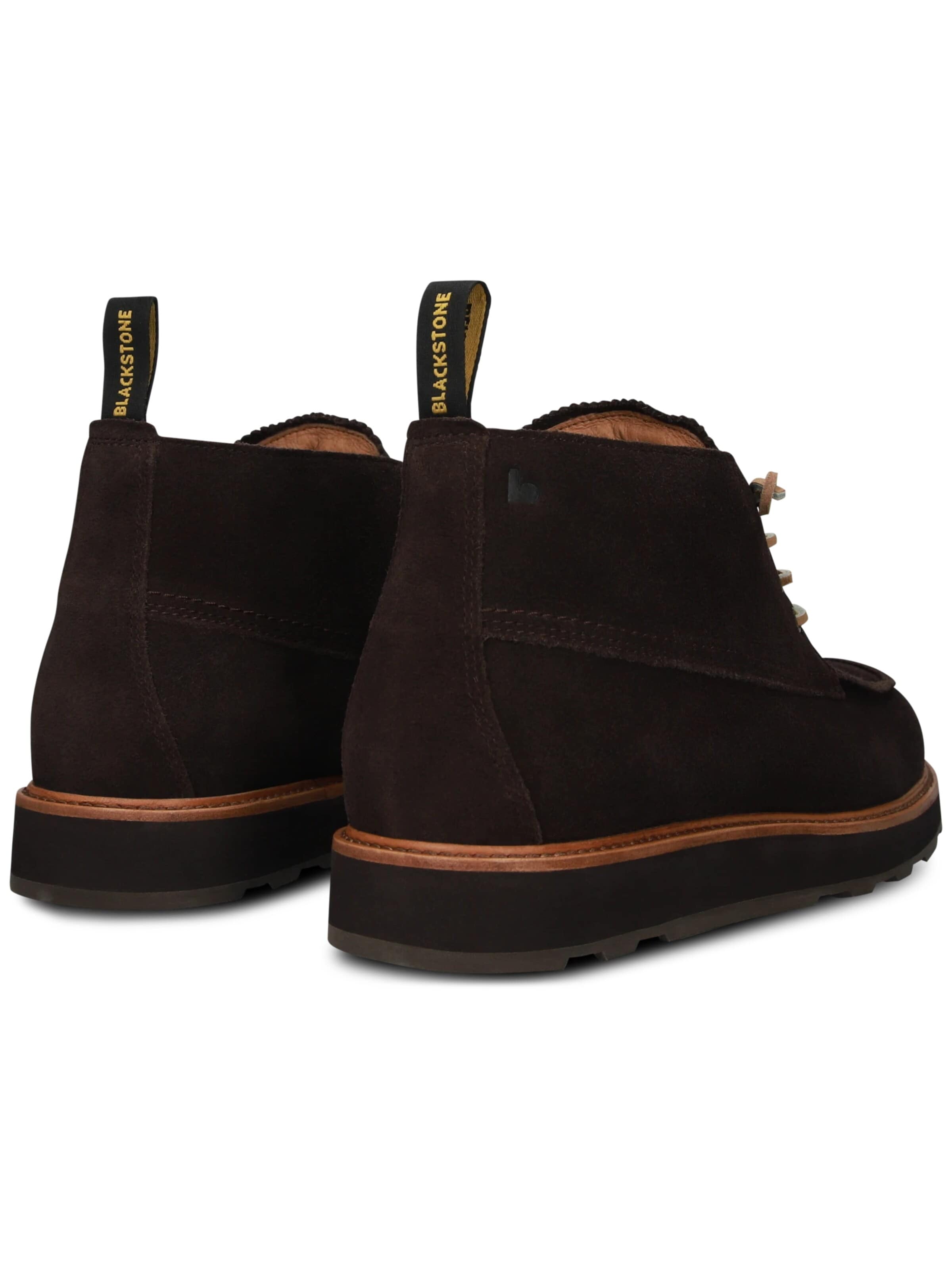 BLACKSTONE Boots med snörning 'PERIDO ASHER MID' i brun