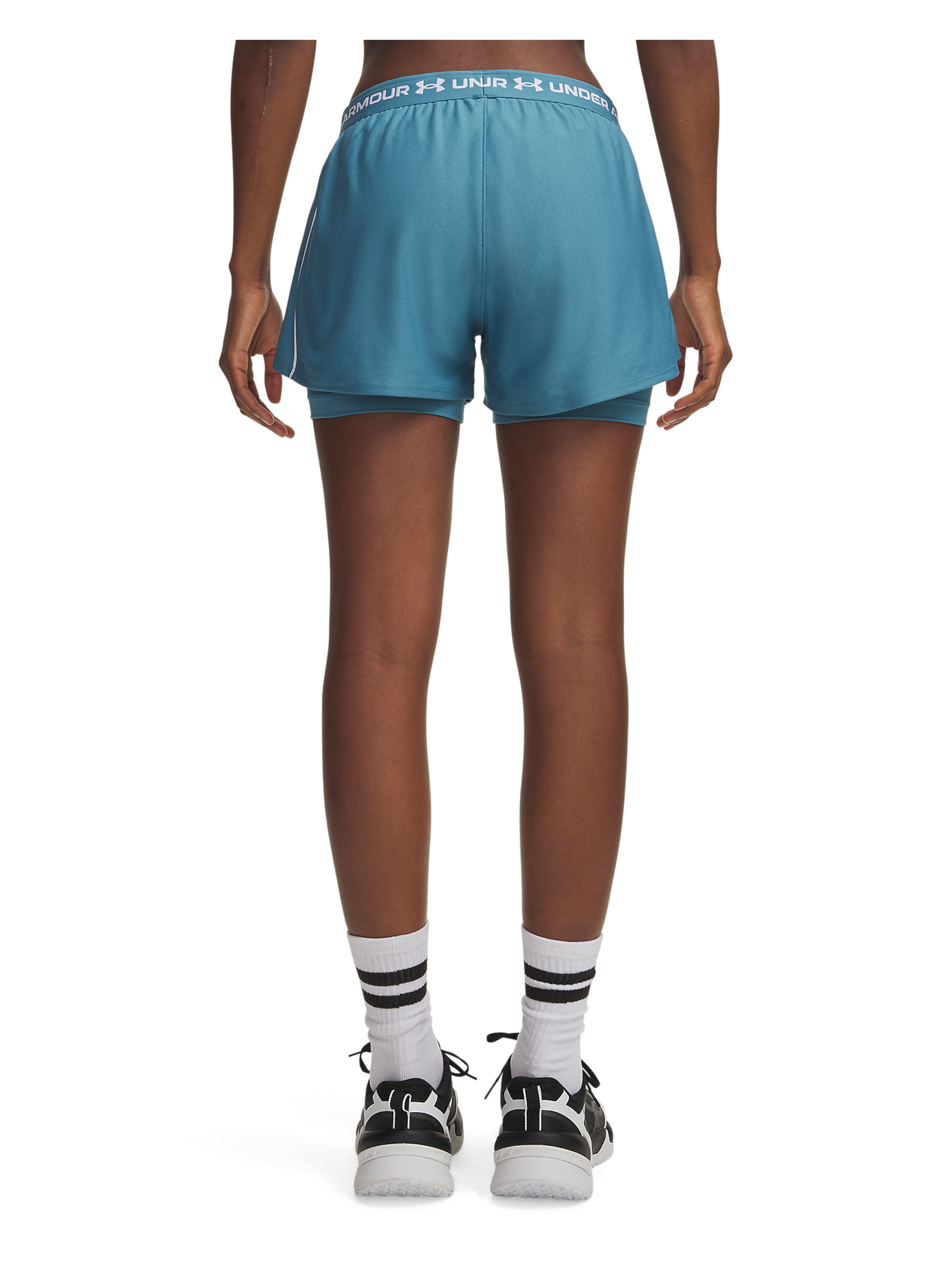 UNDER ARMOUR Regular Sportbroek 'Play Up' in Blauw