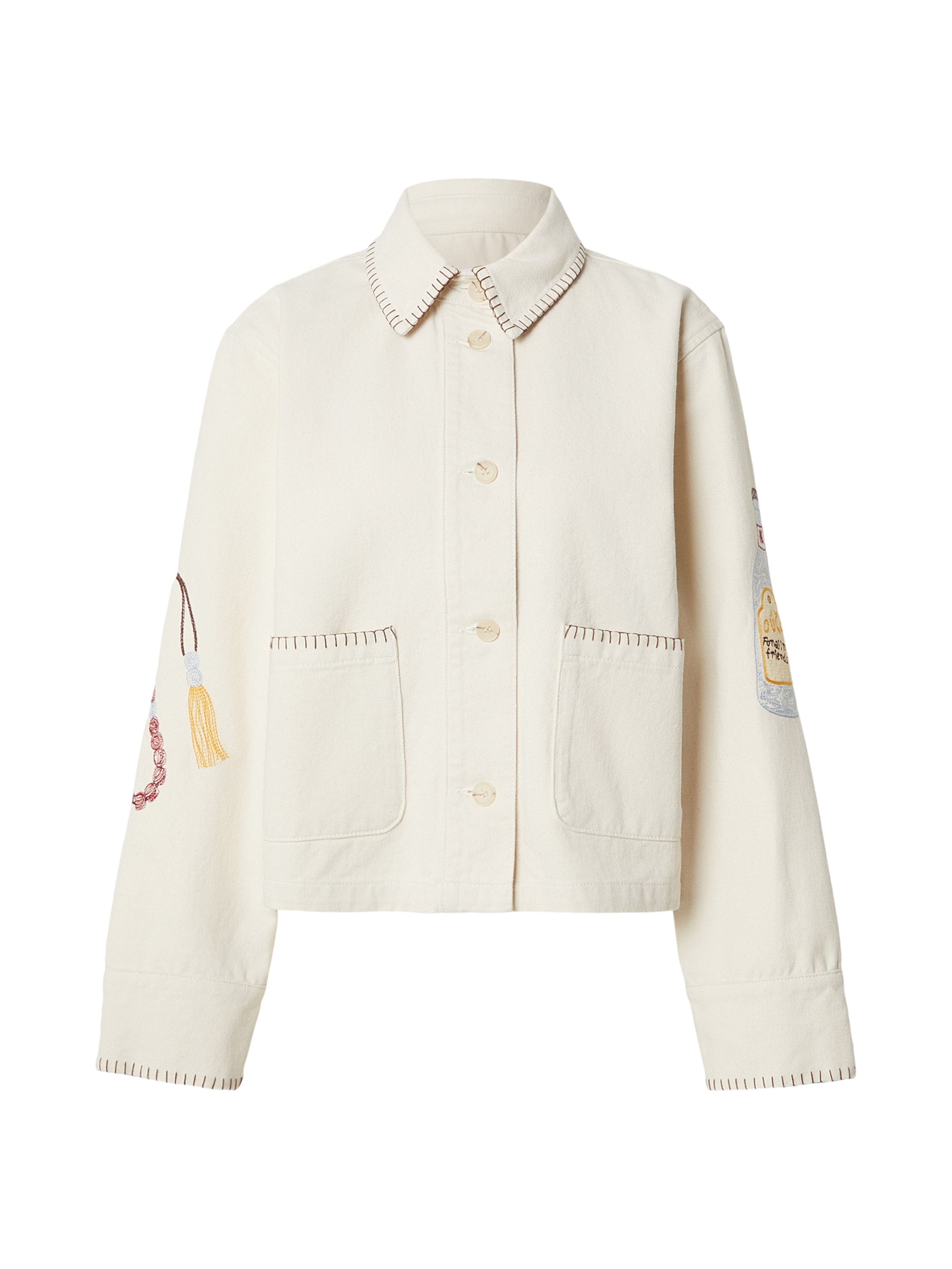 KAVAZI Prechodná bunda - Biela: predná strana