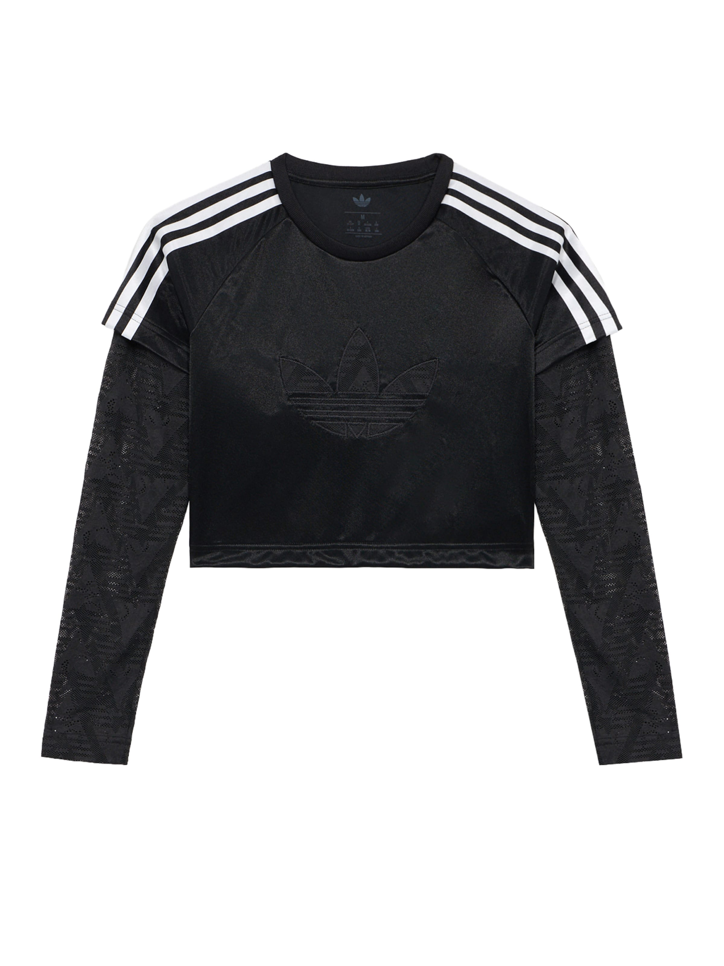 ADIDAS ORIGINALS Shirt in Schwarz: Vorderseite