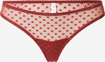 Samsøe SamsøeTanga gaćice 'Saviolet' - crvena boja: prednji dio