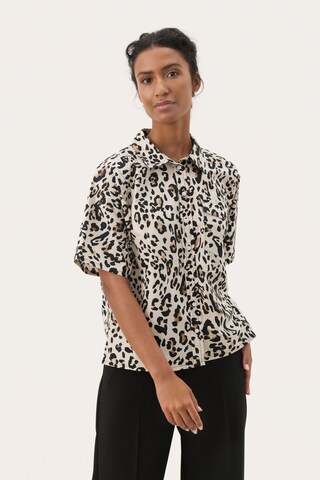 Part Two Shirt in Beige: Vorderseite